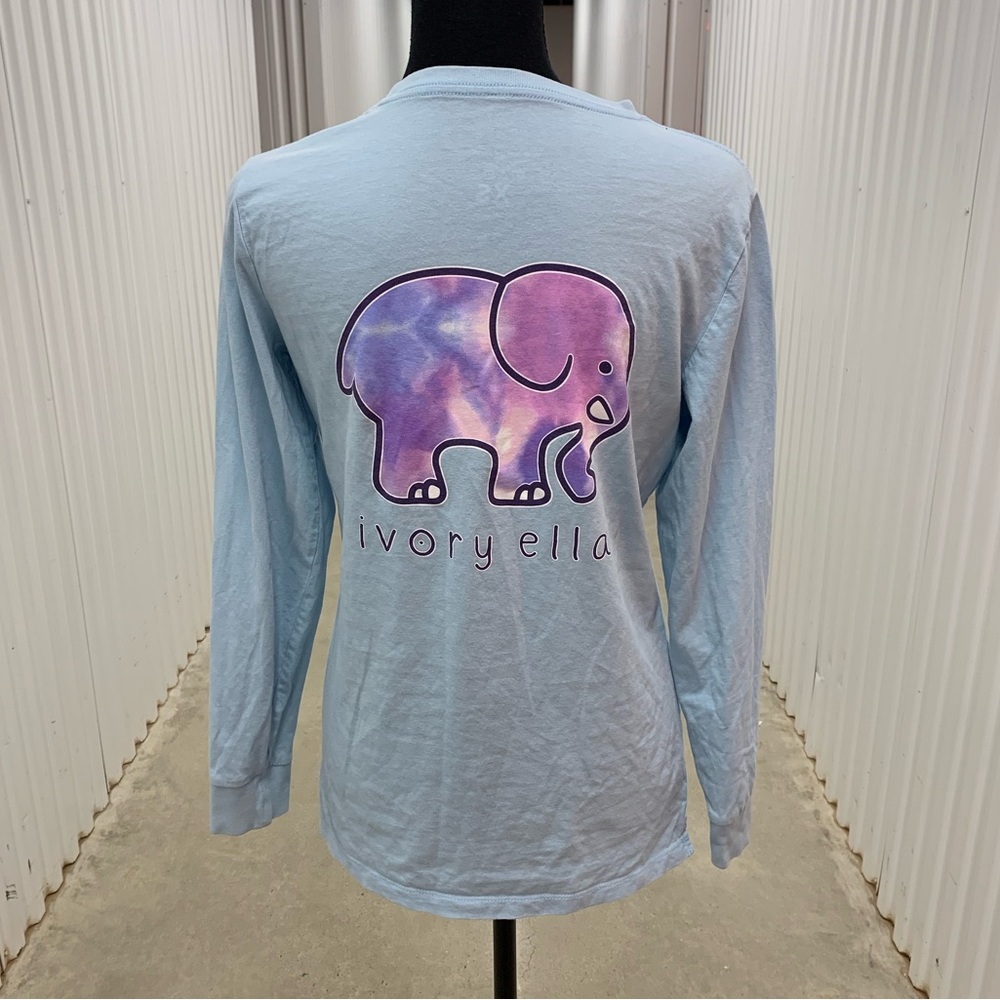 Ivory Ella long sleeve t-shirt blue XS